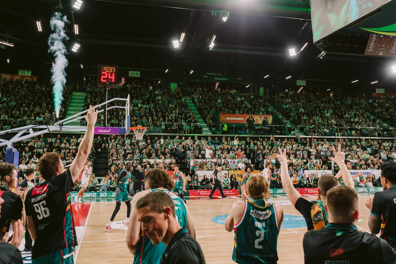 Tasmania JackJumpers Game at MyState Bank Arena