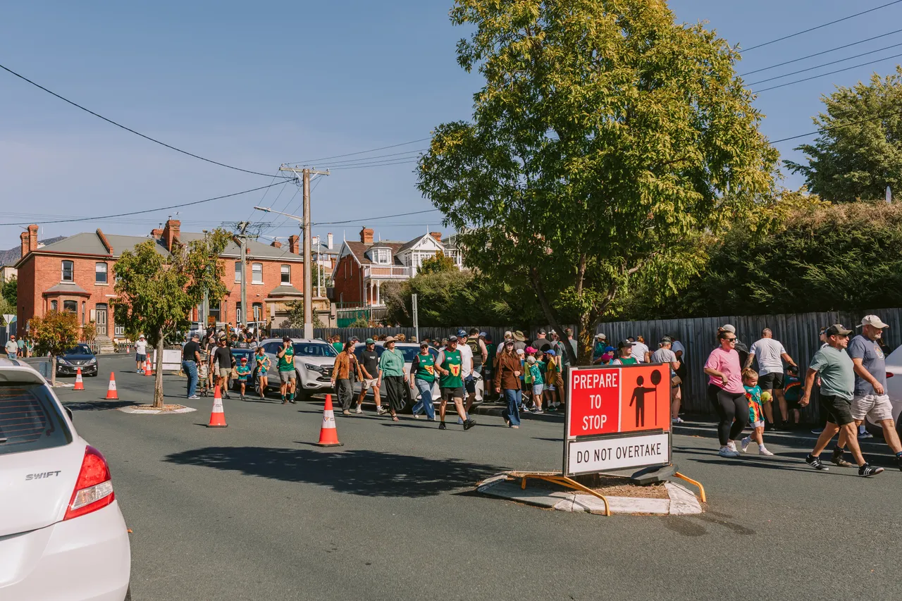 Crowd Outside North Hobart Oval