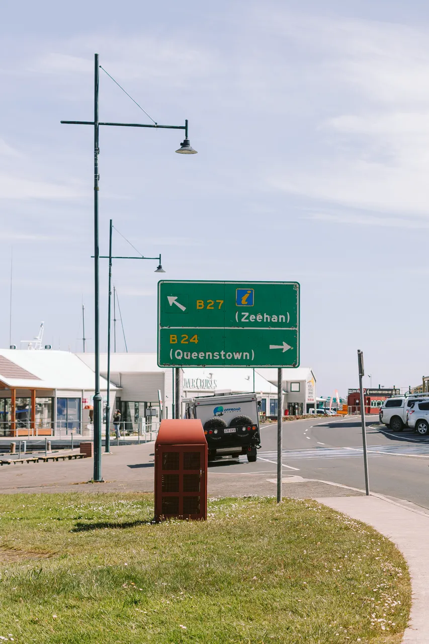 Road Signage in Strahan
