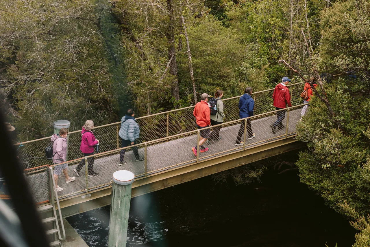 Passengers Entering Heritage Landing