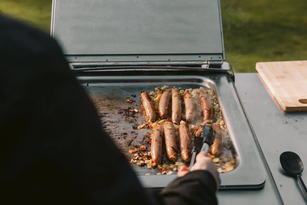Cooking Wallaby Sausages