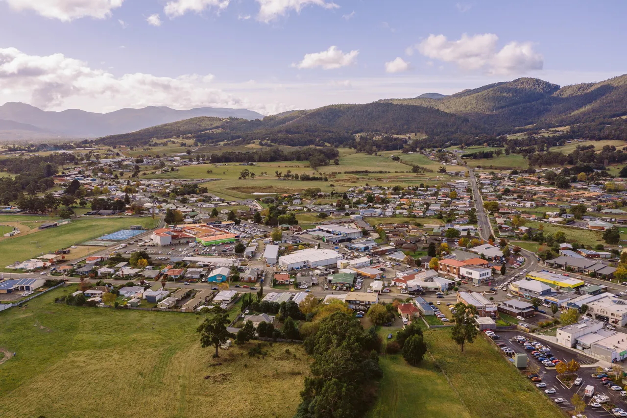 Huonville Aerial View