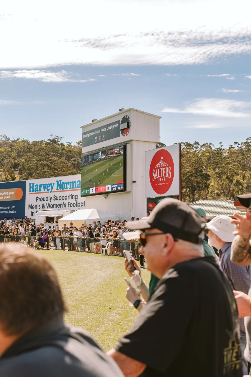 Spectators at Tasmania Devils Game
