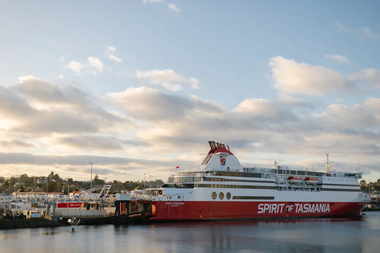 Spirit of Tasmania at Sunrise