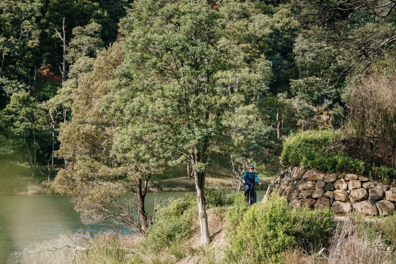 Biking Around Lake Derby