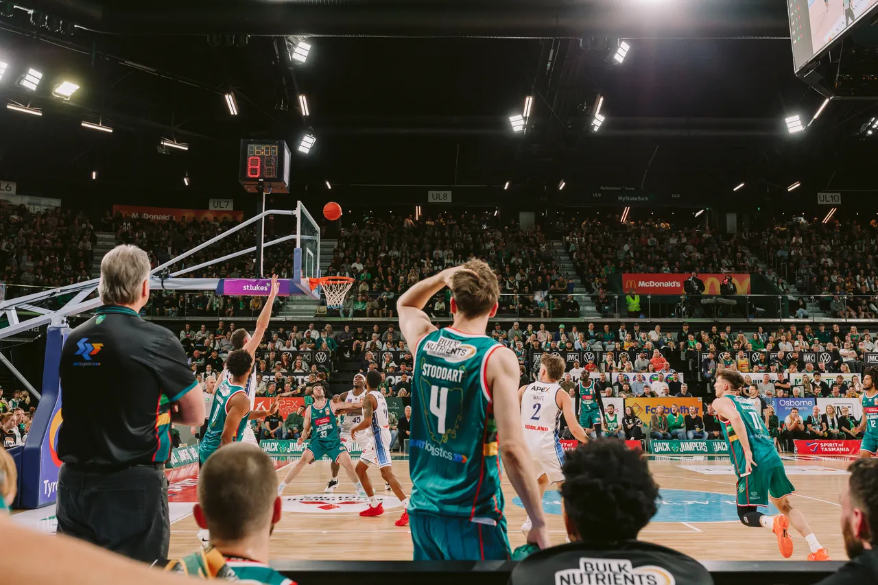 Tasmania JackJumpers Game at MyState Bank Arena