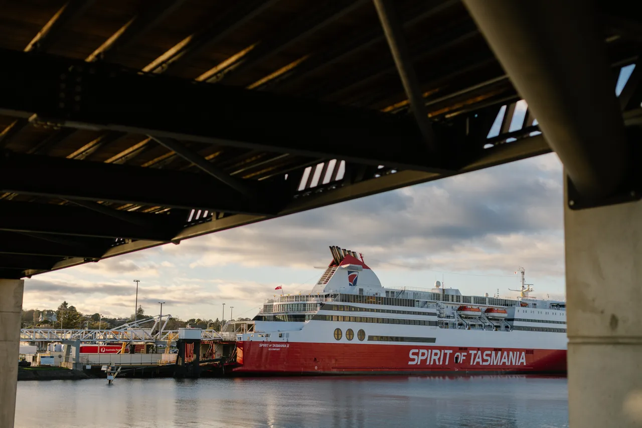 Spirit of Tasmania at Sunrise