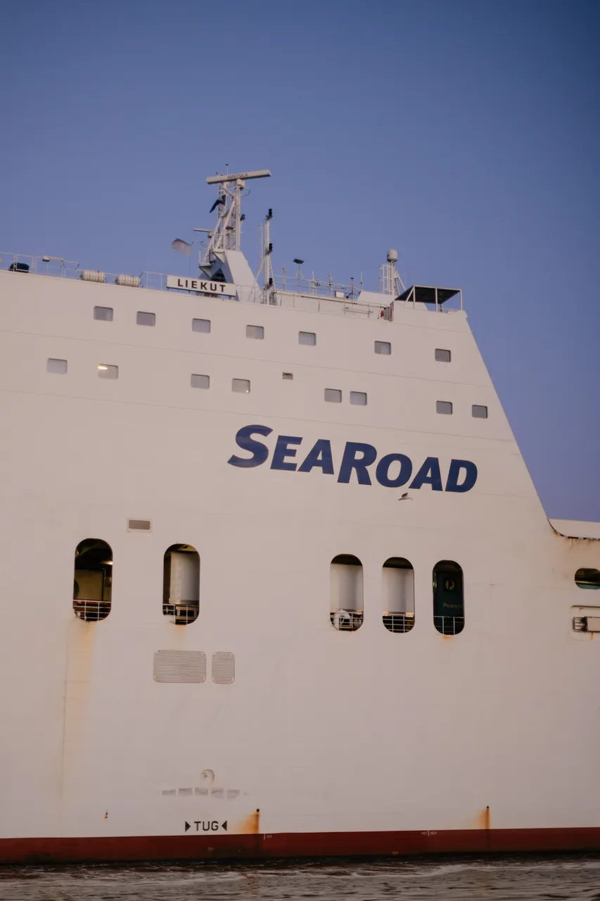 Sea Road Ship in Harbour