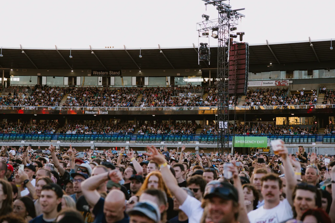 Crowd Inside UTAS Stadium