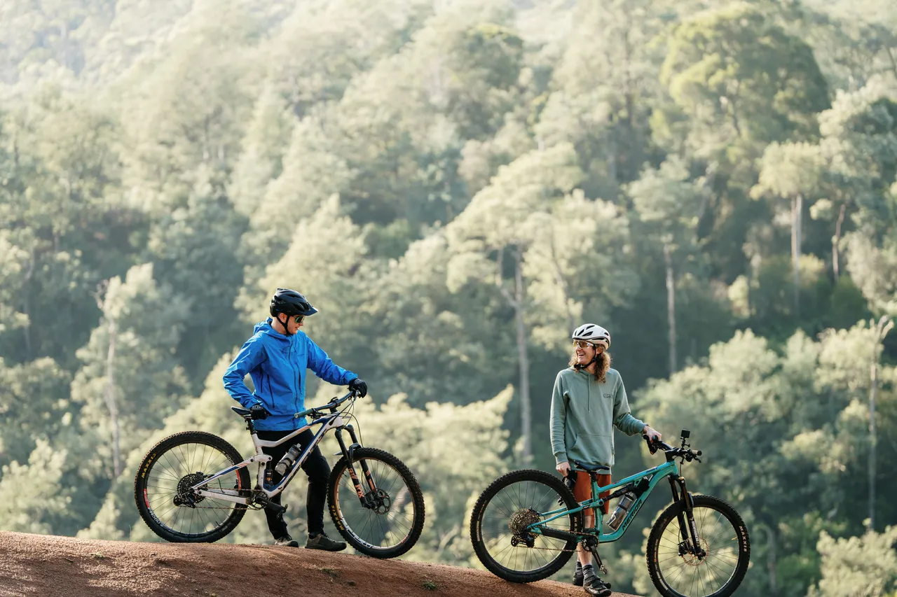 Two Mountain Bikers