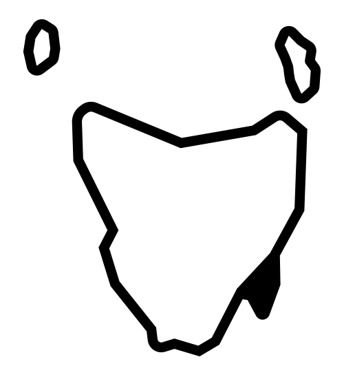 Tasman & Forestier Peninsula Map Icon