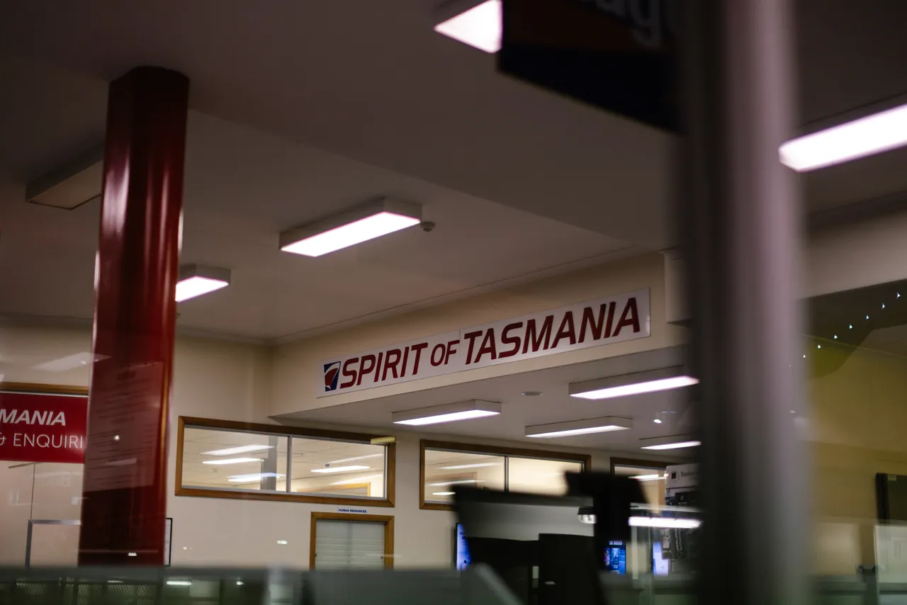Spirit of Tasmania at Night