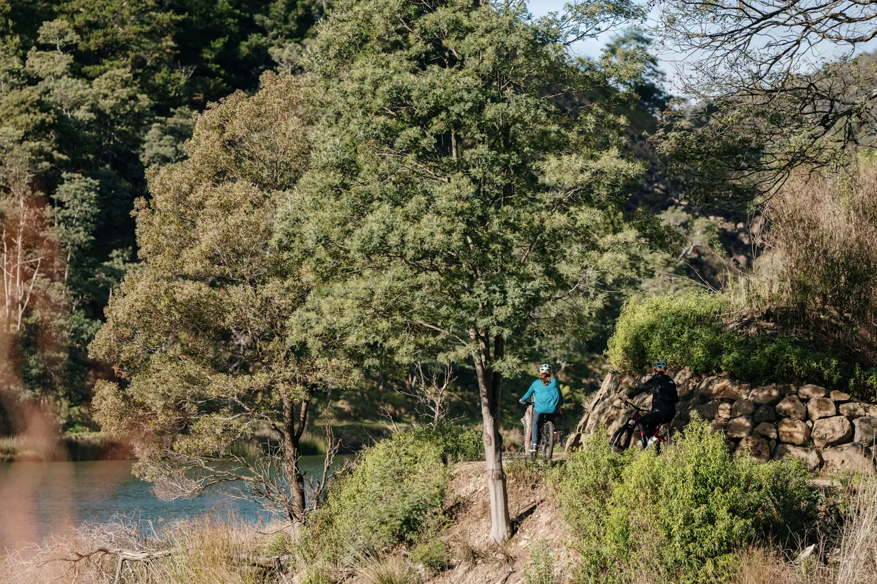 Biking Around Lake Derby