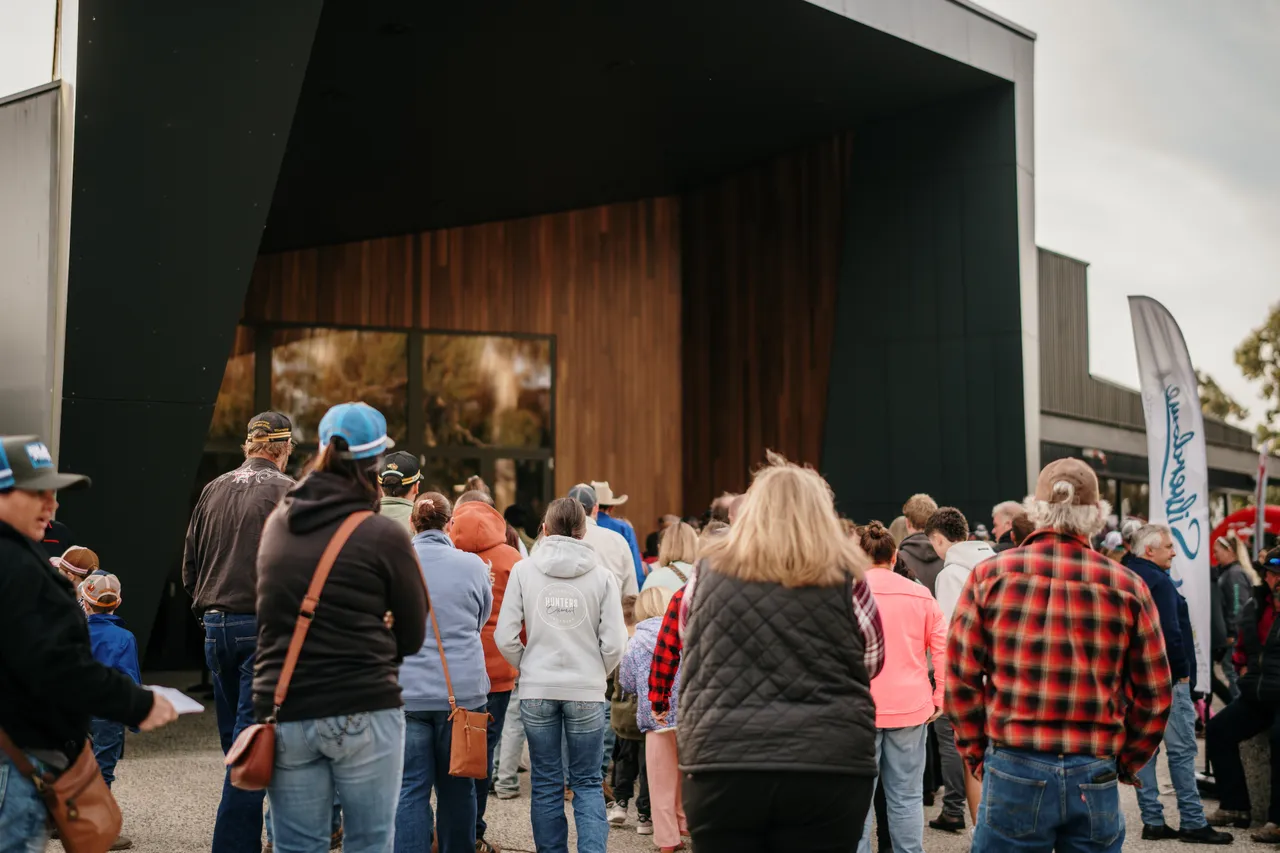 Crowd Outside the Silverdome