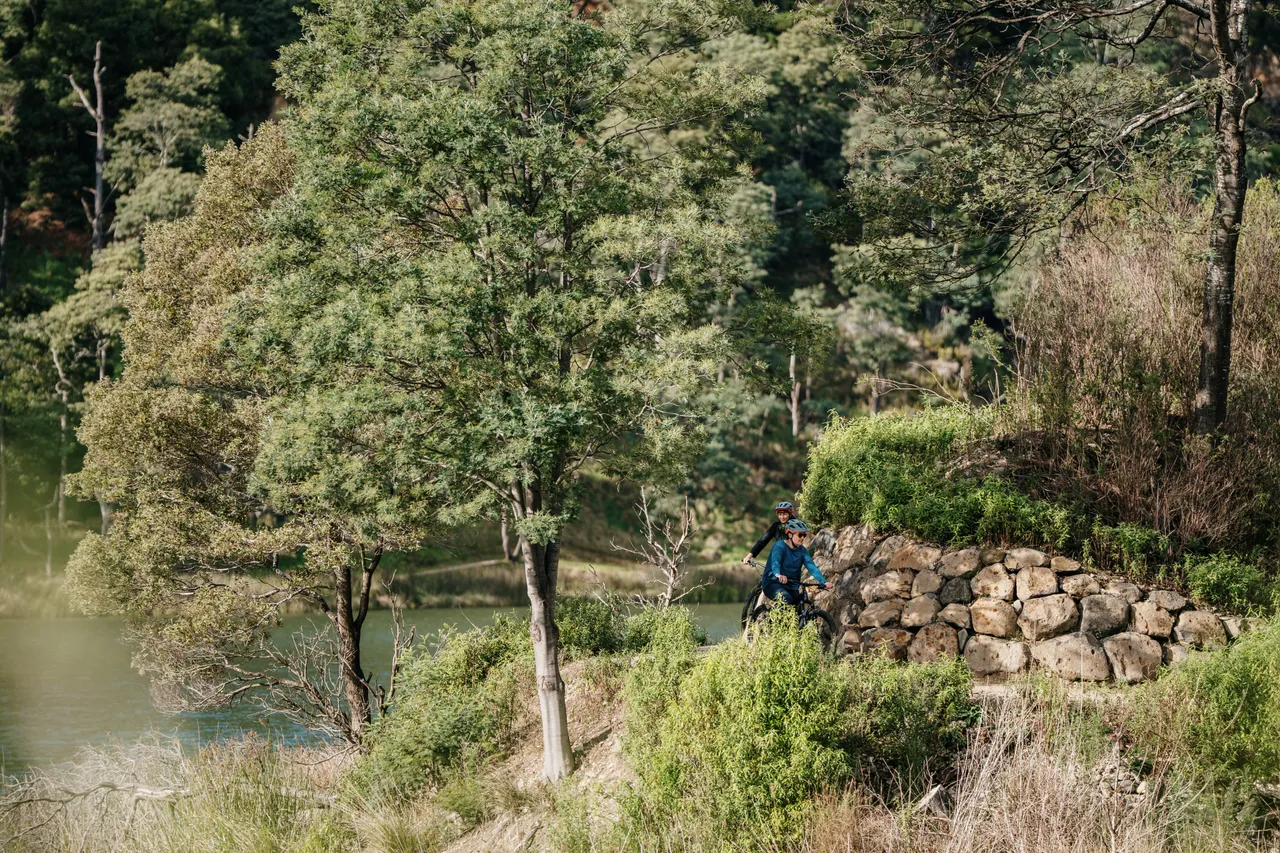 Biking Around Lake Derby