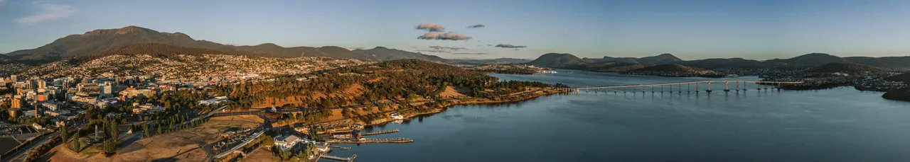 Aerial View of Hobart