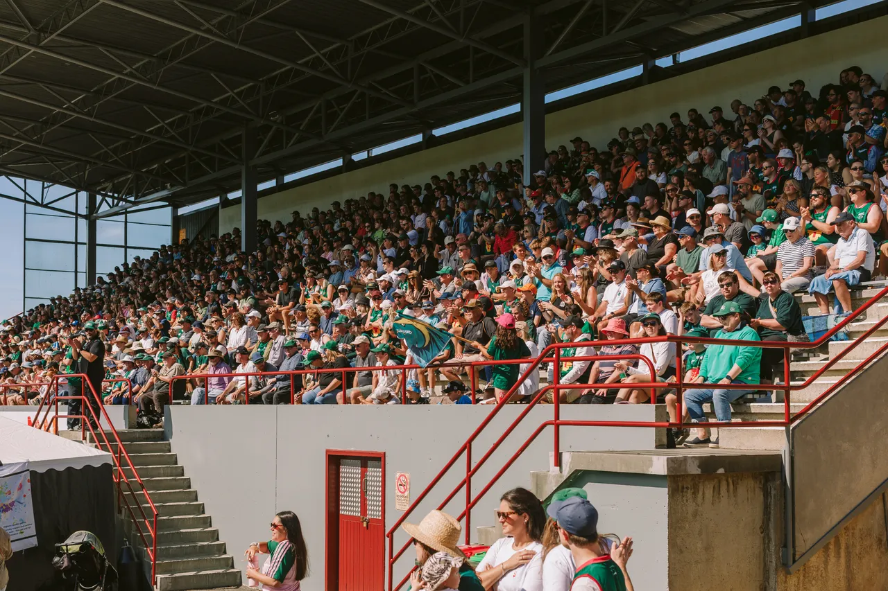 Spectators at Tasmania Devils Game