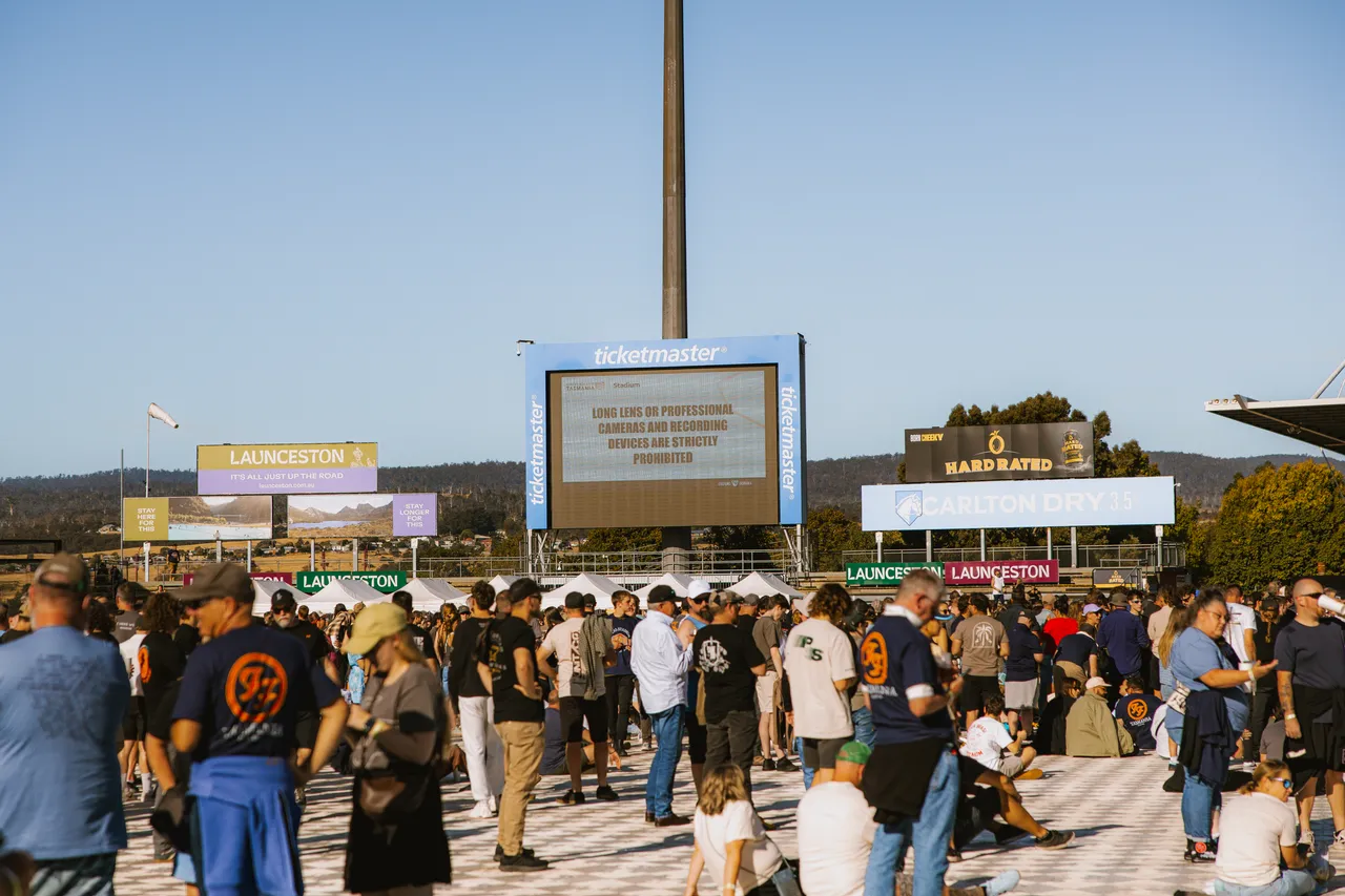 Crowd Gathering in UTAS Stadium
