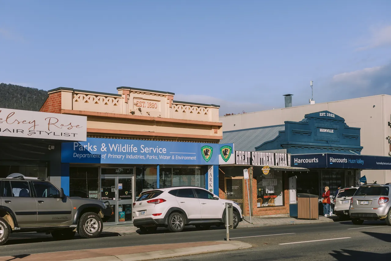 Main Road in Huonville