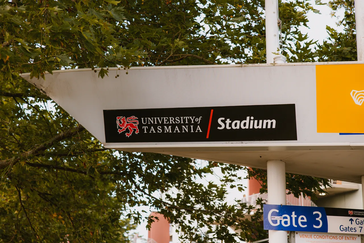UTAS Stadium Signage