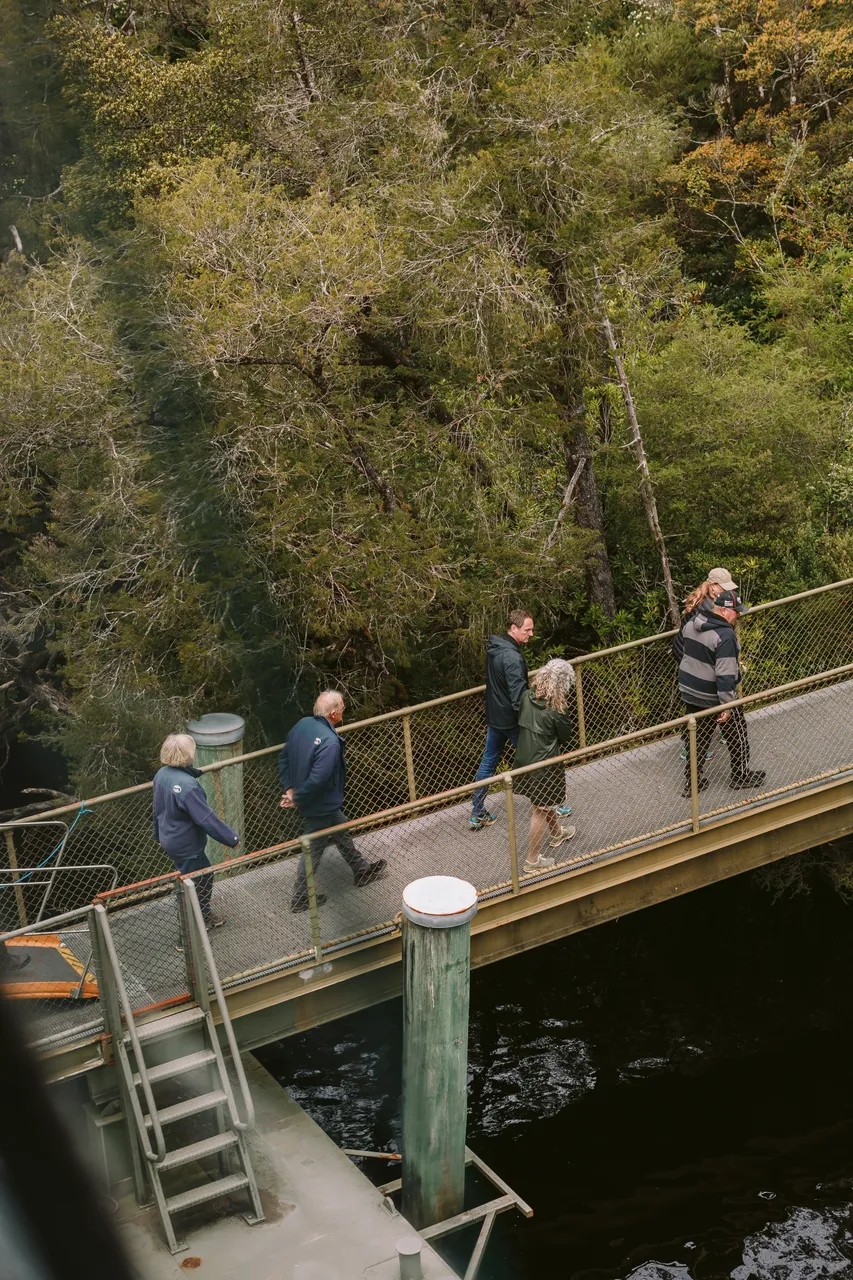 Passengers Entering Heritage Landing