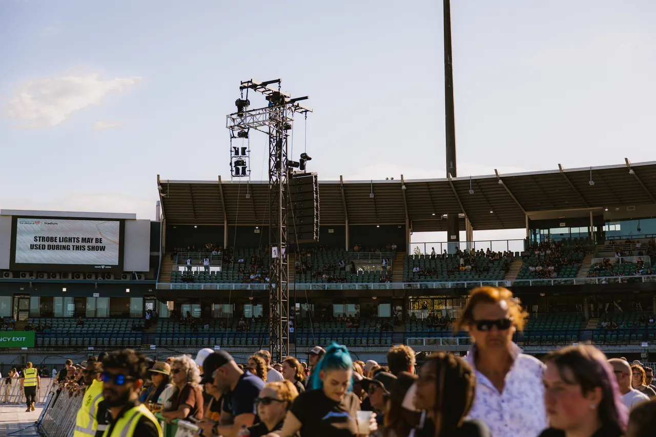 Crowd Gathering in UTAS Stadium