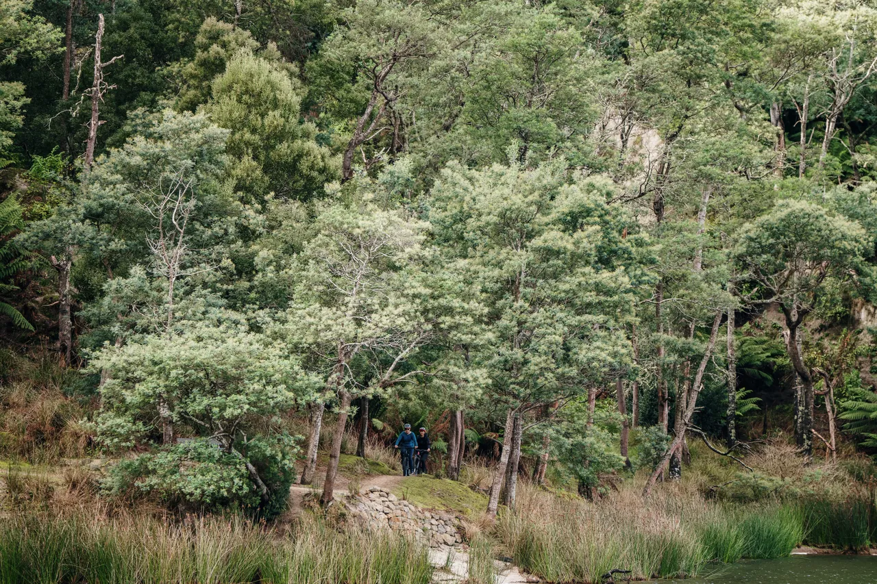 Biking Around Lake Derby