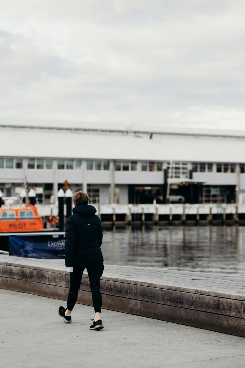 Walking Along the Hobart Waterfront