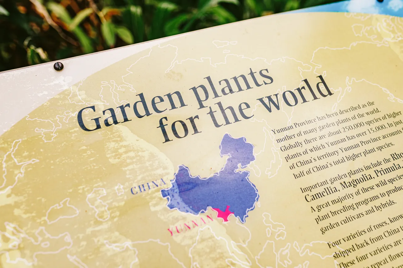 Information at the Royal Tasmanian Botanical Gardens