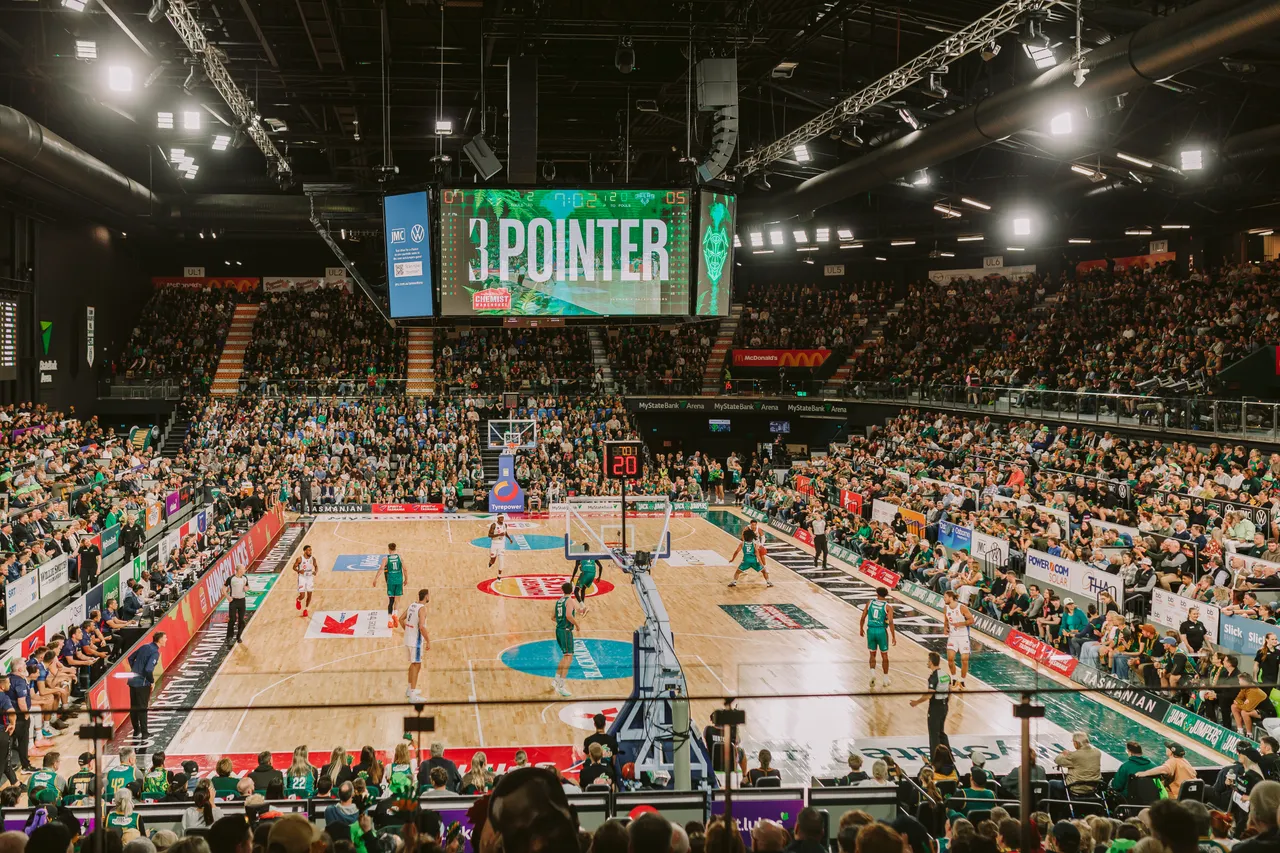 Tasmania JackJumpers Game at MyState Bank Arena