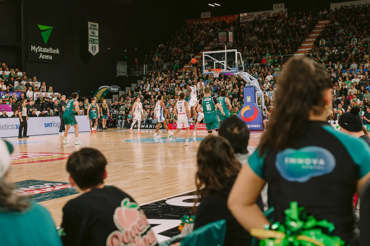 Tasmania JackJumpers Game at MyState Bank Arena