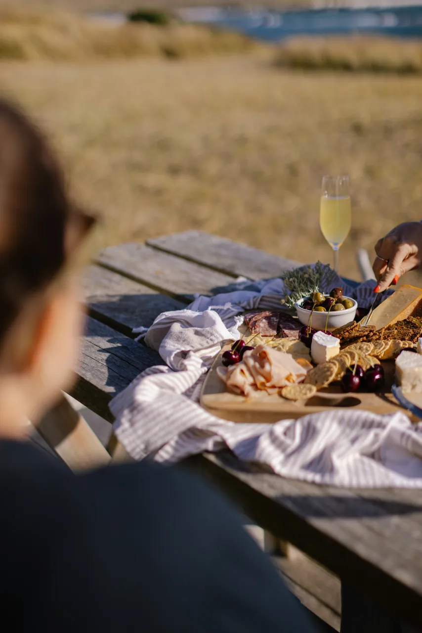Outdoor Picnic Cheese Board