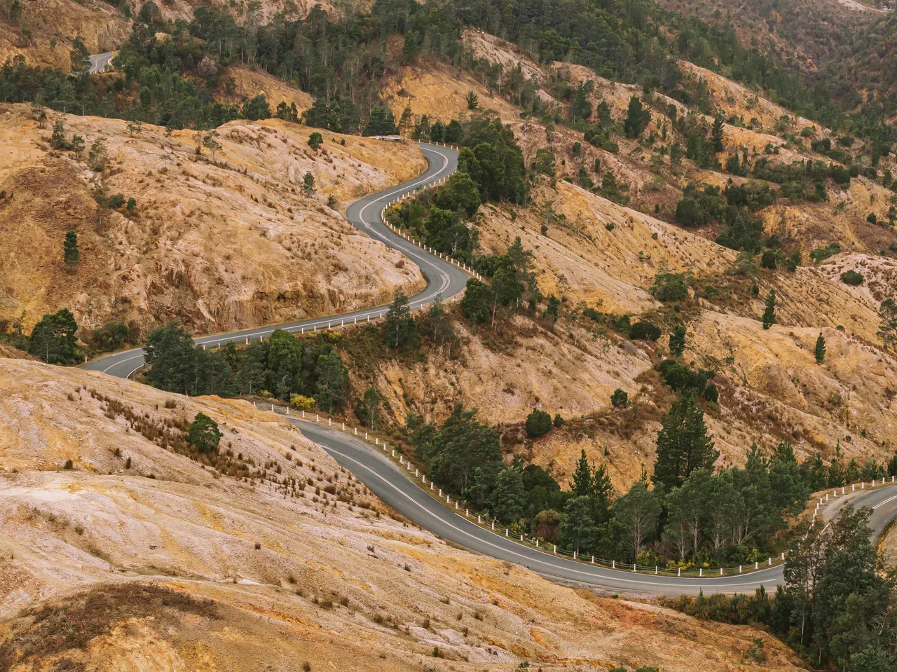 Lyell Highway Aerial