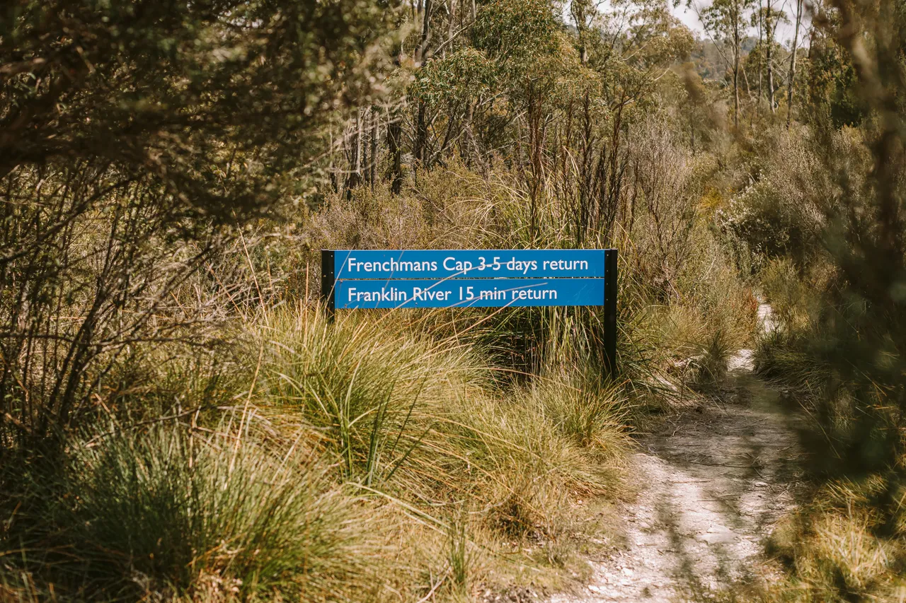 Frenchmans Cap Walking Trail Signage