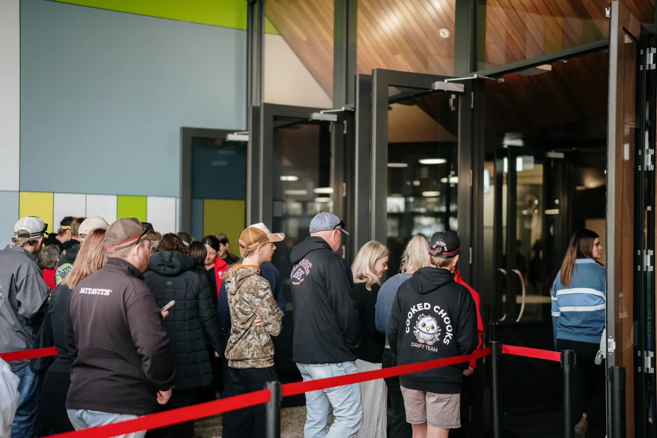 Entering the Silverdome