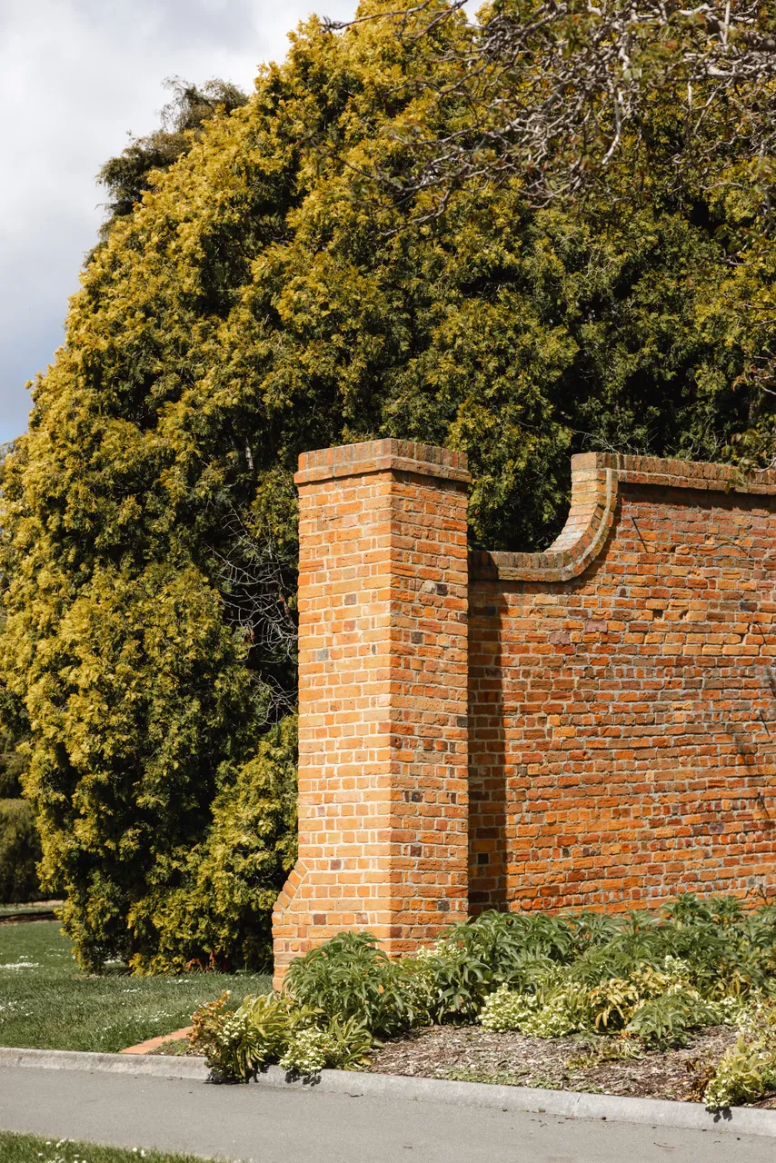 Brick Wall and Foliage