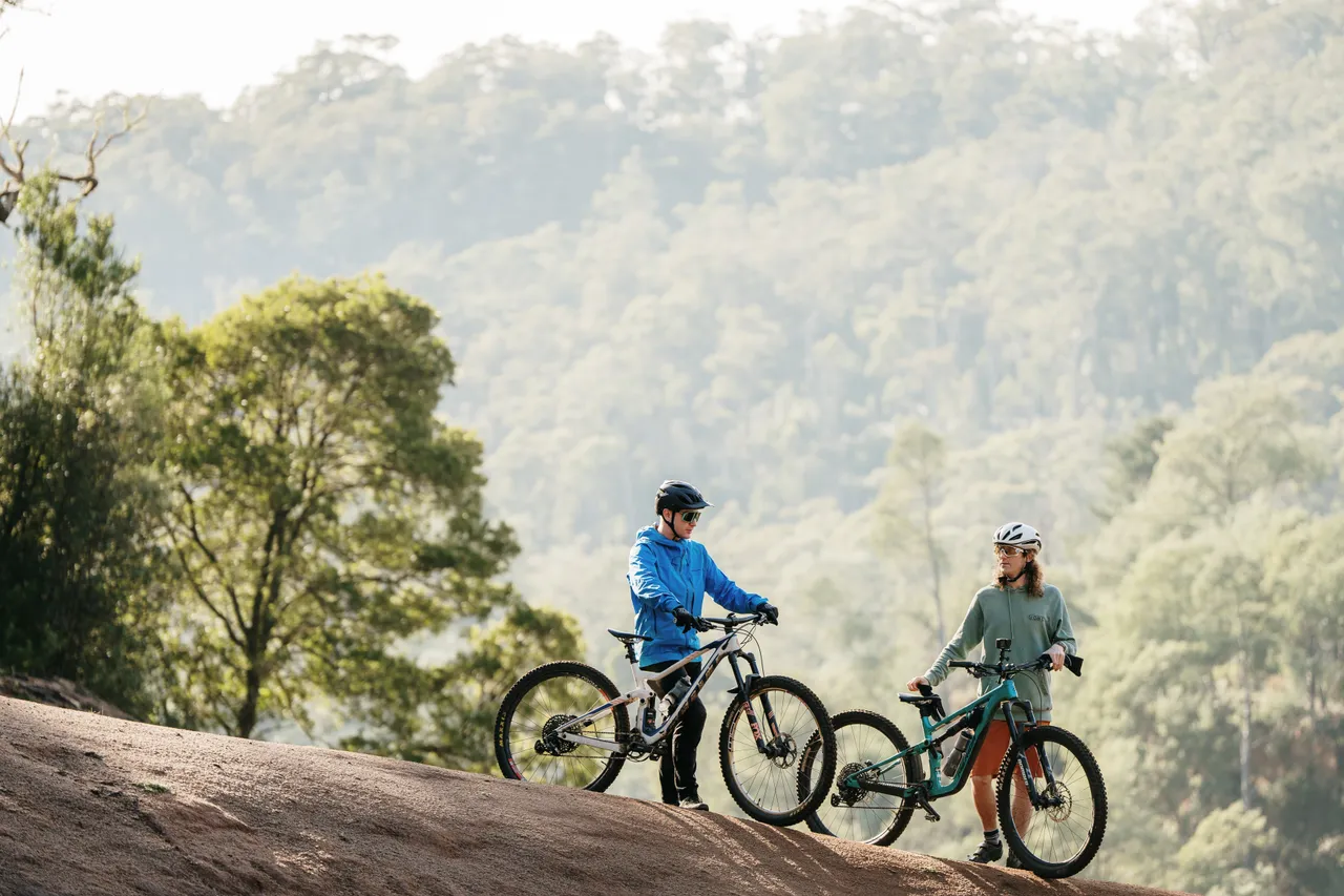 Two Mountain Bikers