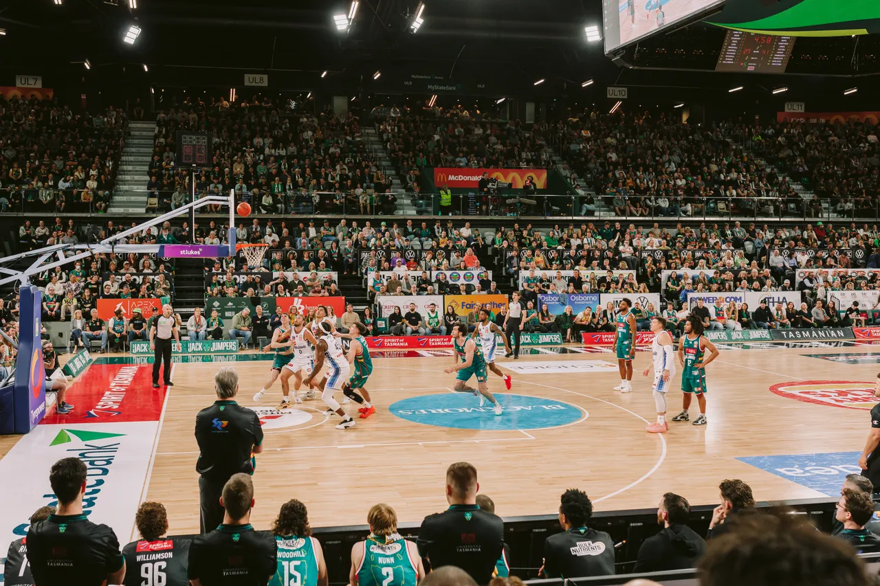 Tasmania JackJumpers Game at MyState Bank Arena