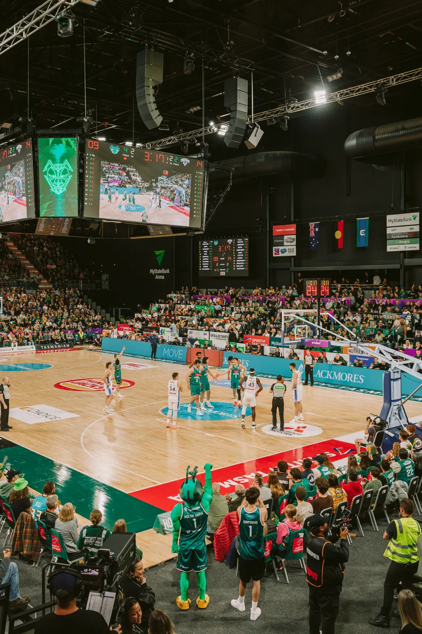 Tasmania JackJumpers Game at MyState Bank Arena