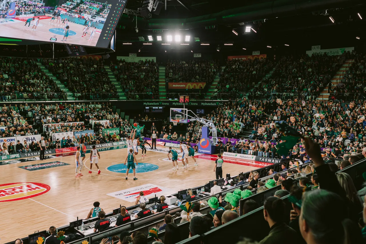 Tasmania JackJumpers Game at MyState Bank Arena
