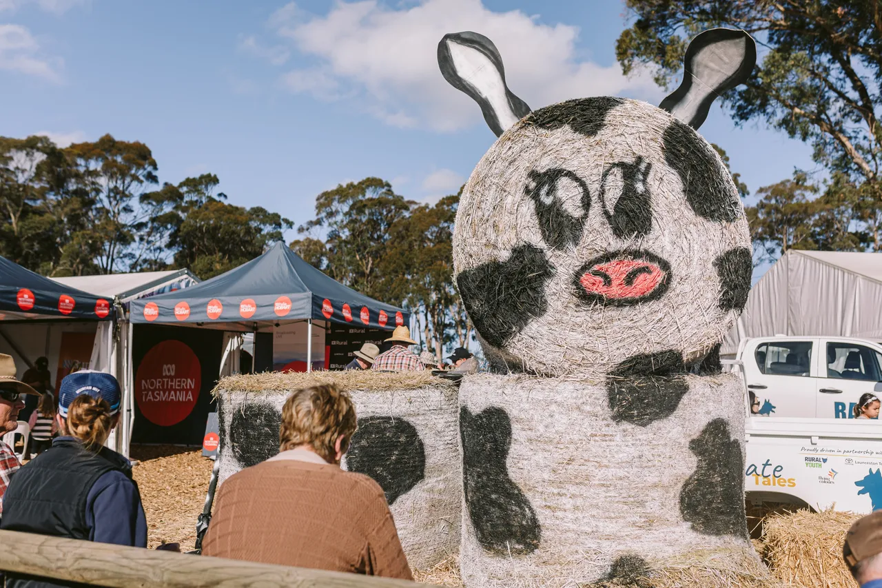 Hay Bale Cow