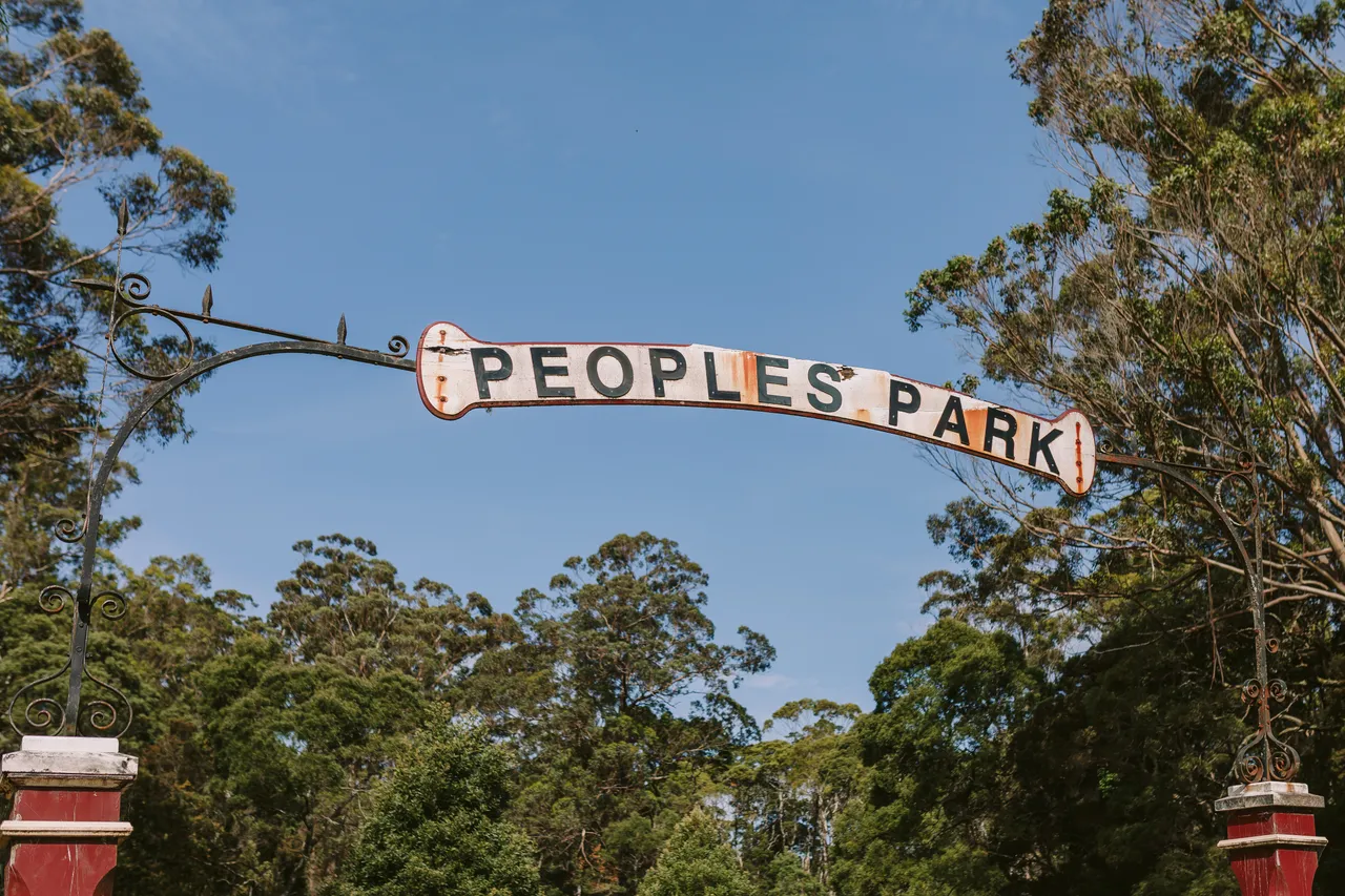 Peoples Park Signage