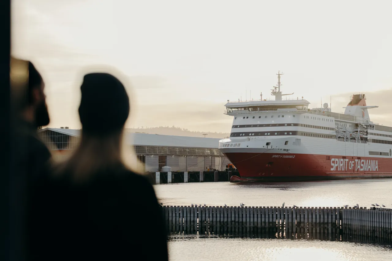 Spirit Of Tasmania on the Hobart Waterfront