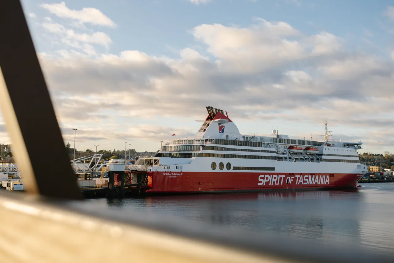 Spirit of Tasmania at Sunrise