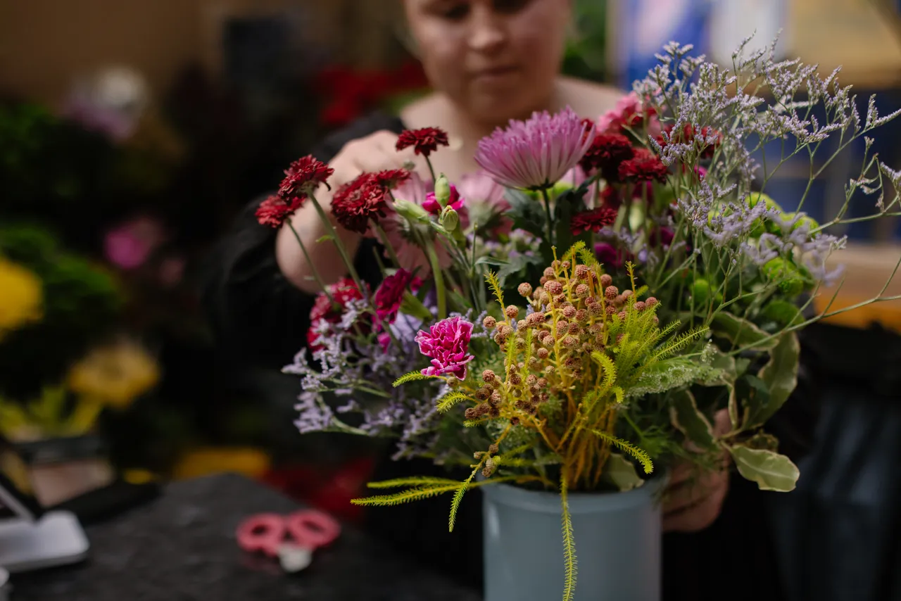 Flower Arrangement at The Nursery and Florist King Island