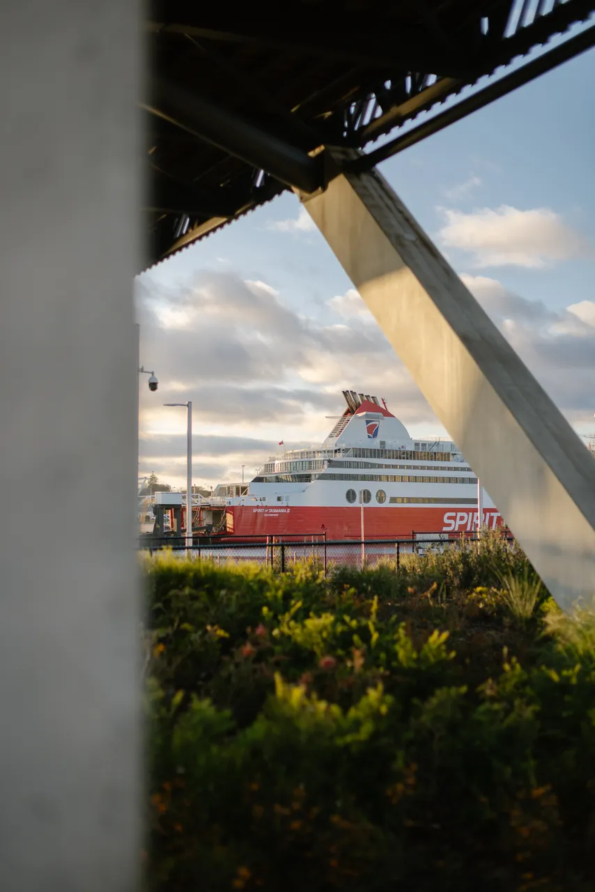 Spirit of Tasmania at Sunrise