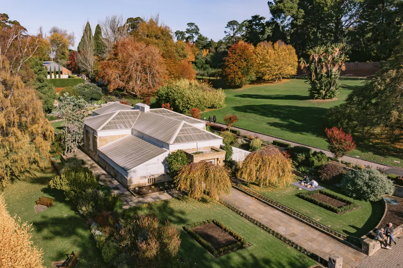 Conservatory at the Royal Tasmanian Botanical Gardens