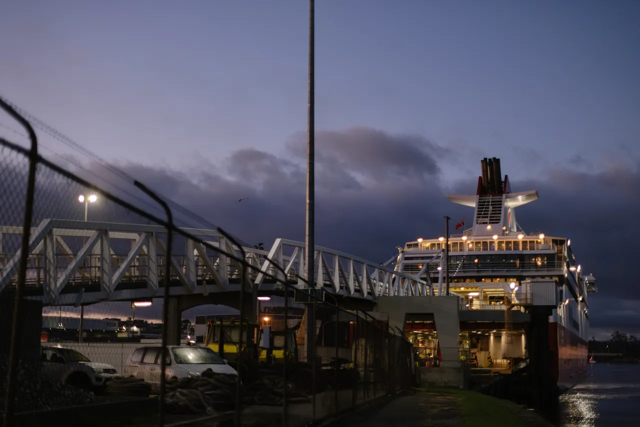 Spirit of Tasmania Docked at Devonport
