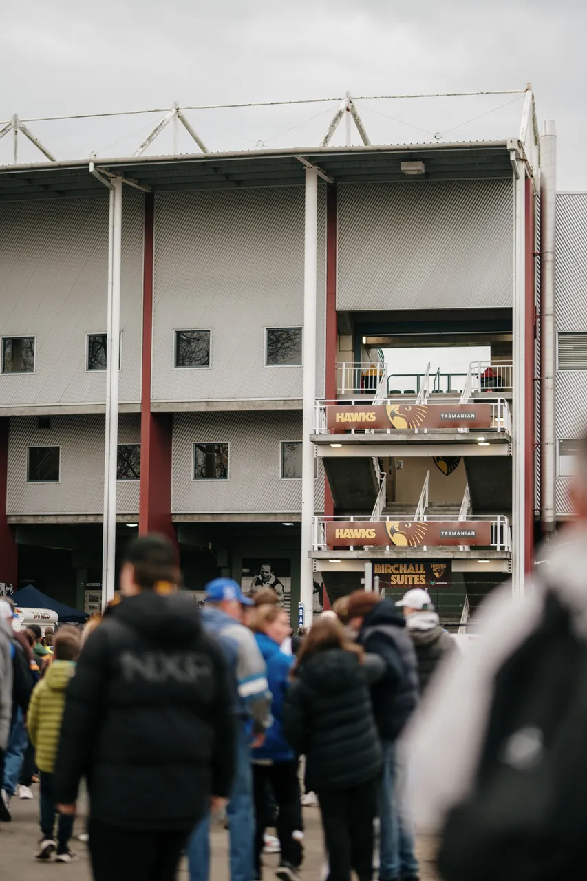 Spectators Entering UTAS Stadium
