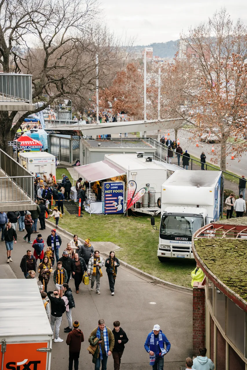 Spectators Entering UTAS Stadium
